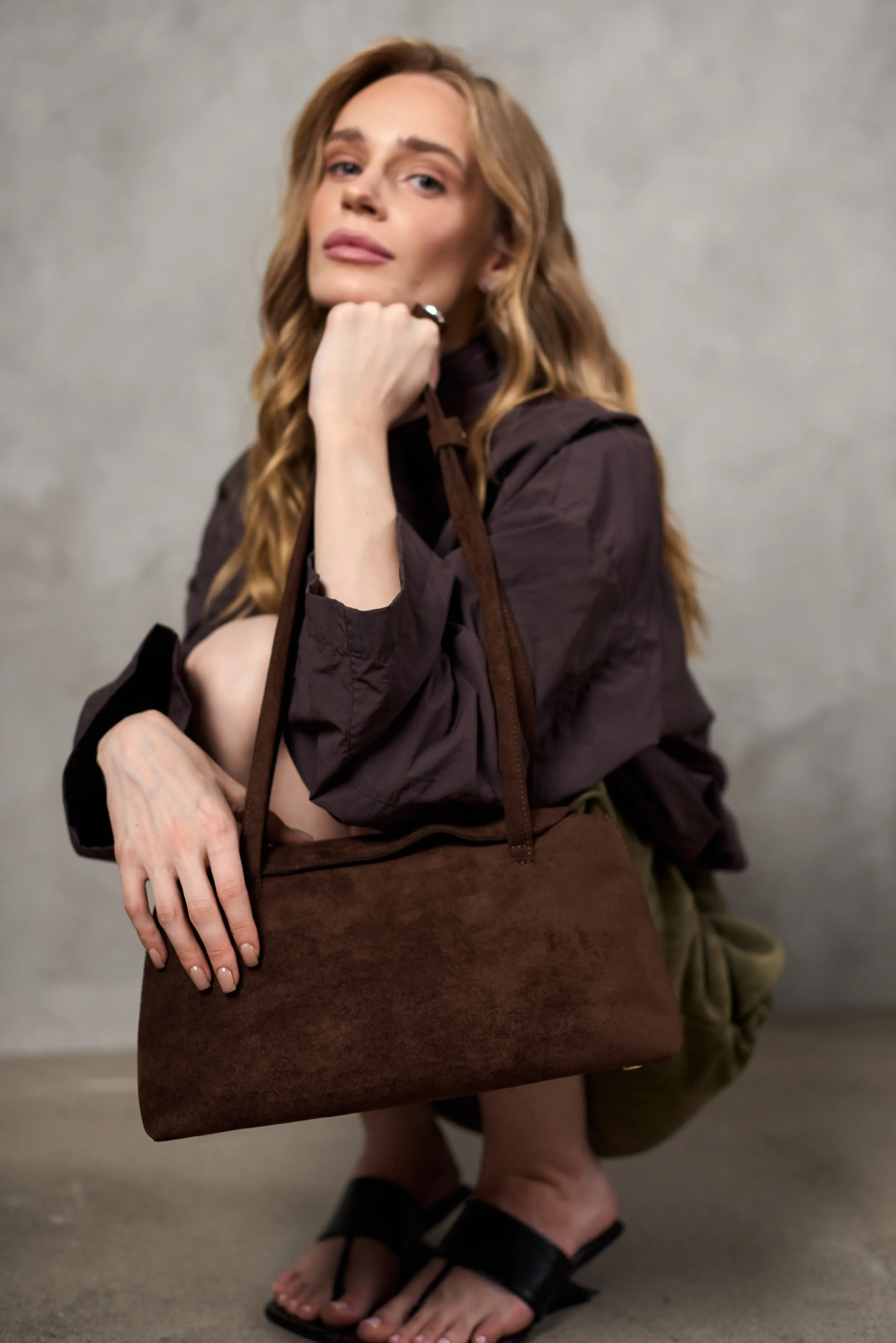STELLA NEW BROWN SUEDE